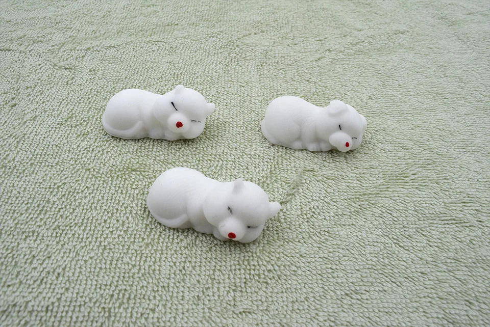 Kawaii медленно поднимающаяся Мягкая панда/кошка/пищащая игрушка Squishies антистресс Squeeze Забавный гаджет Мягкая силиконовая ручная кукла резиновая детская игрушка