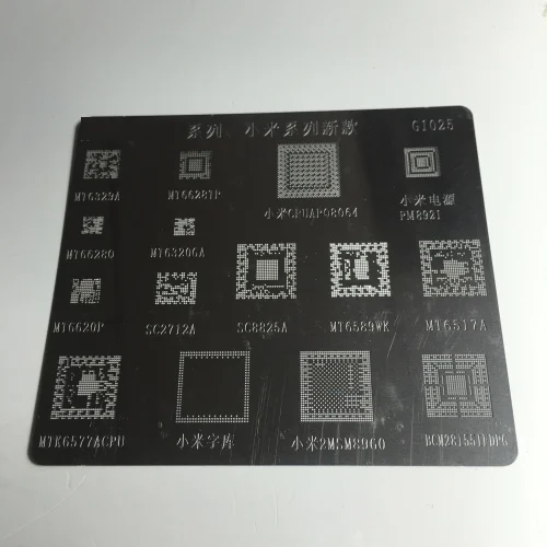 2 шт./лот BGA трафареты для xiaomi MTK MT6329A MT6628TP APQ8064 PM8921 MT6628QP MT6320GA MT6620P SC2712A SC8825A MT6589WK|bga