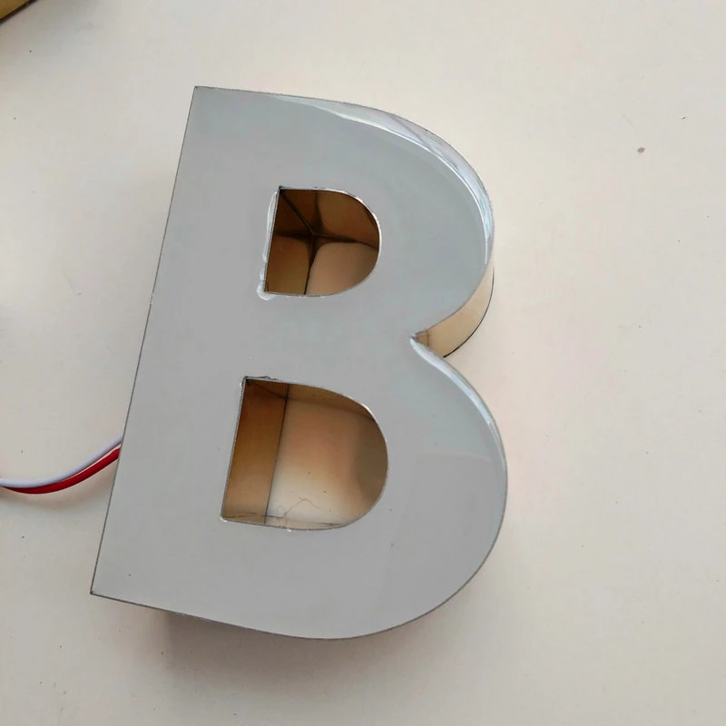 

Outdoor 3D Epoxy resin Led lighted sign illuminated channel letters