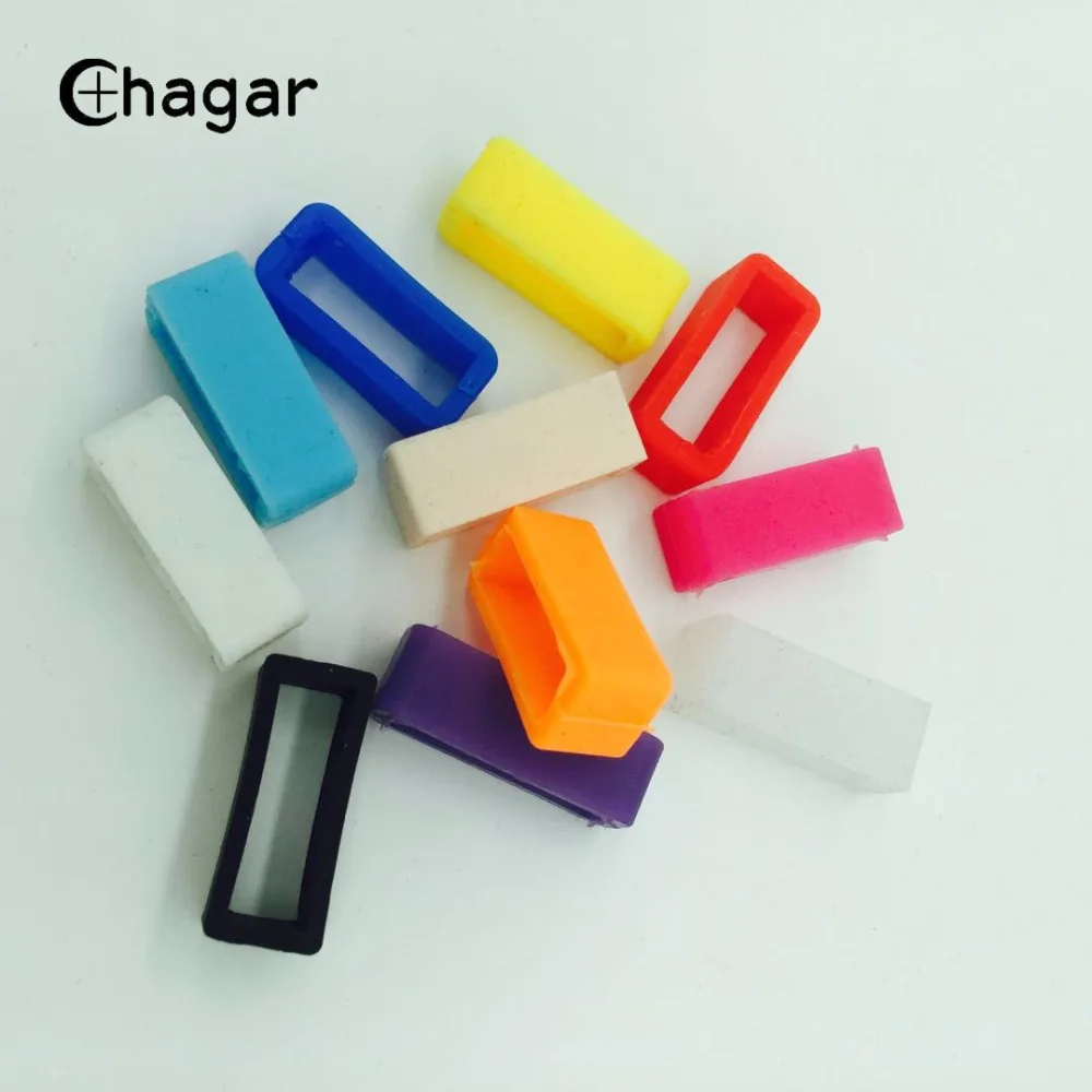 4 шт. силиконовый ремешок для часов запасной резиновый держатель