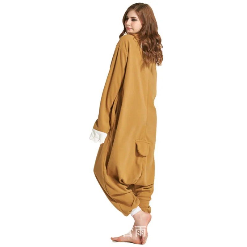 Оптовая продажа животных кигуруми Ленивец Onesie взрослых унисекс косплэй костюм