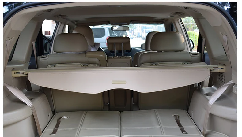 Lsrtw2017 бежевый цвет багажник автомобиля занавес крышка для toyota highlander 2007 2008 2009 2010 2011 2012 2013 XU40