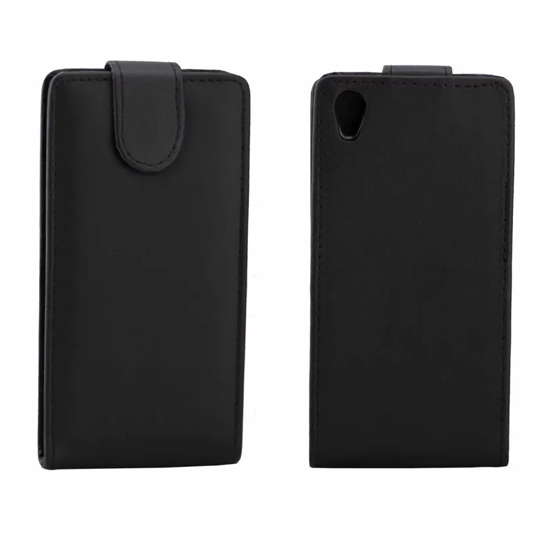 Чехол из искусственной кожи откидной для телефона Sony Xperia X вертикальные Сумки с