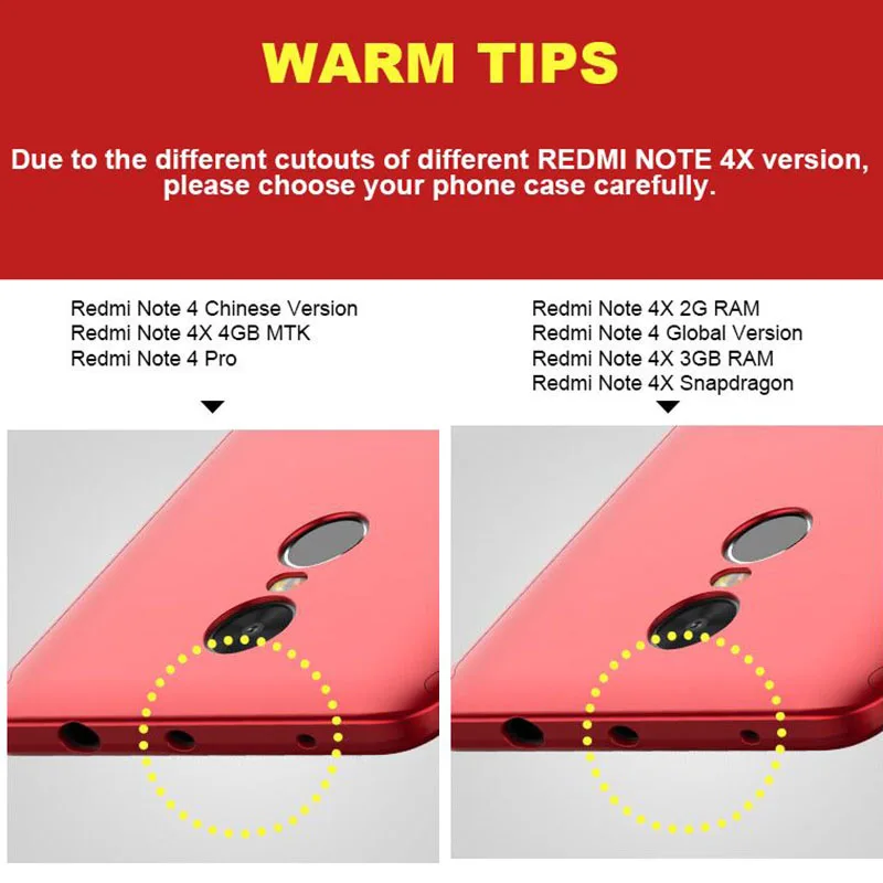 Aokin Coque For Xiaomi Redmi 4 4A Luxury Hard 360 Full Cover Protection Phone Case Note + Tempered Glass |