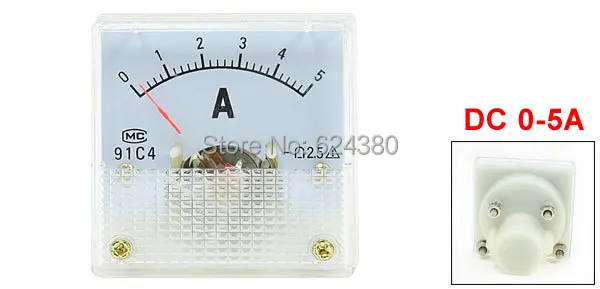 DC 0 5A 1A 2A 3A 10A 15A Аналоговый Амперметр Панель измеритель тока 91C4 амперметр|analog