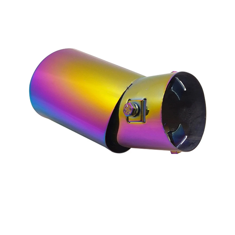 1 шт. Универсальный Автомобильный авто глушитель наконечник из нержавеющей стали