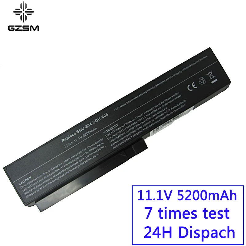 SQU 804 батареи для ноутбука GZSM Fujitsu Philips Freevents 15NB8611/05 15NB861 SW8 TW8 батарея 805 Аккумулятор