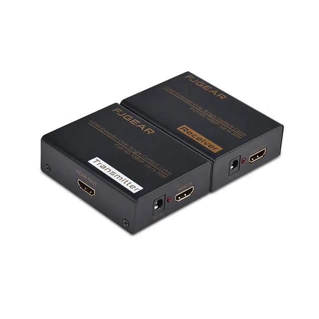 Удлинитель HDMI HD 1080P 1x1 50 м разветвитель и приемник кабель со Cat6 кабелем ethernet RJ45 для