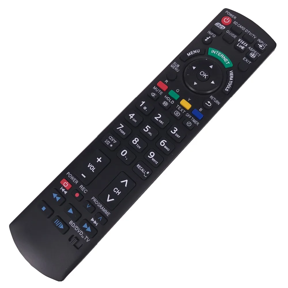 Новая замена N2QAYB000659 для Panasonic LCD 3D TV Blu Ray DVD пульт дистанционного управления N2QAYB000496