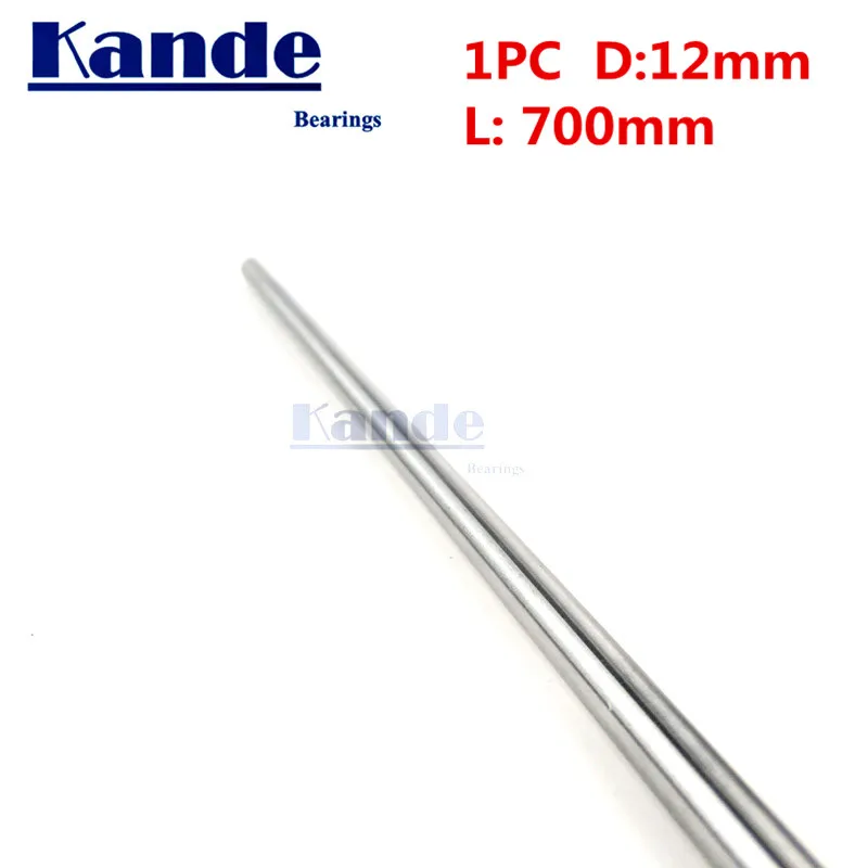 

1pc d:12mm 650mm 700mm 750mm 800mm3D printer rod shaft 12 mm linear shaft chrome plated rod shaft CNC parts Kande