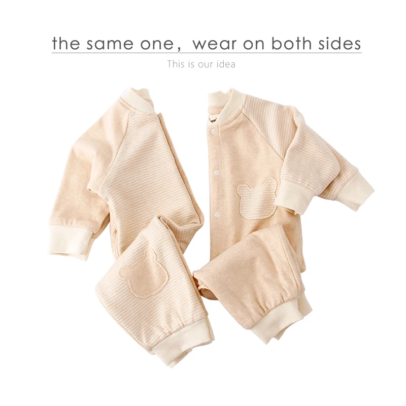 RuanMM органический хлопок ewborn babypajamas детская одежда Детский комбинезон