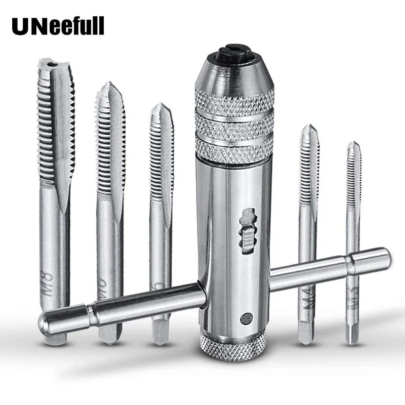 UNeefull 5 шт. с Т-образной ручкой Реверсивный Трещоточный ключ набор инструментов