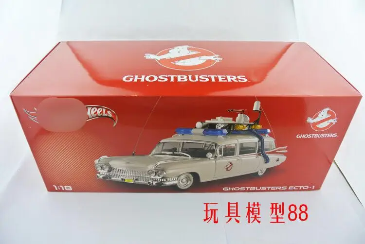 1:18 колеса 1959 Cadillac ECTO Ghostbusters оригинальные модели GHOSTBUSTERS высокая имитационная