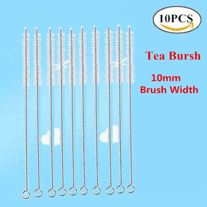 Wholesale 10Pcs Drinking Straws Brush Bag Feeder Feeding Bottle Reusable Straw Set Accessories | Дом и сад
