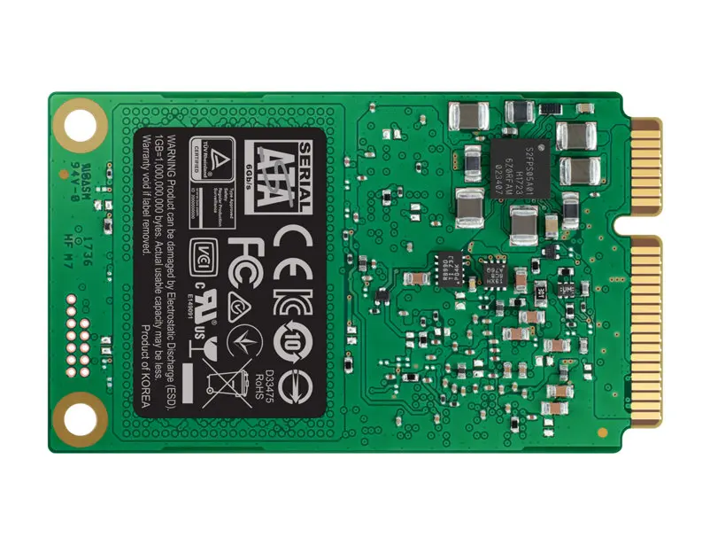 Samsung mSATA 860 EVO внутренний SSD 250 ГБ 500 ГБ 1 ТБ твердотельный накопитель HD Жесткий высокоскоростной для ноутбуков ПК компьютер настольный