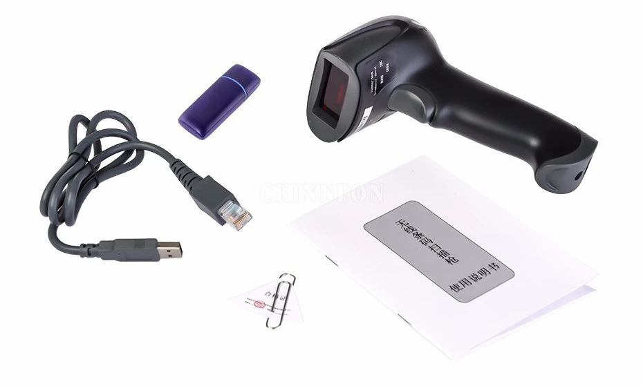 30Pcs/Lot F8 Wireless Auto Sense 1D Laser Barcode Scanner Support Windows Android iOS OS System | Компьютеры и офис