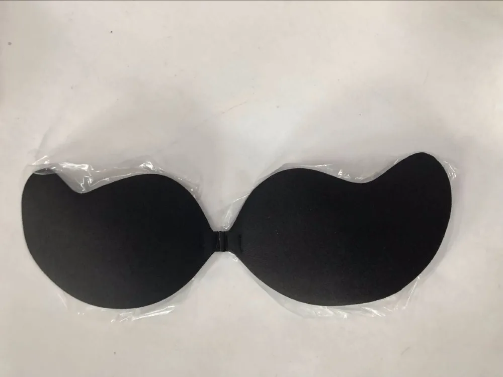 100 pcs/ lot Invisible Bra Fly Bra Mango Shape Thick Cup Strapless Bandage Seamless Push Up Bras Gather Blackless Bralette