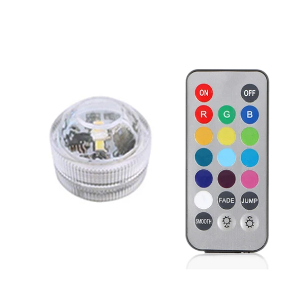 1 lamp 1 controller Xsky погружной светодиодный светильник s Водонепроницаемый ночник пульт дистанционного управления Питание от батареи для прополки Чай Ваза-лампа вечерние Декор Светильник - Испускаемый цвет: 1 lamp 1 controller