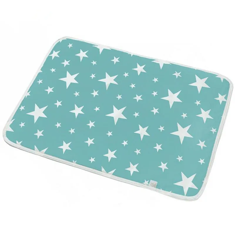 Sunny ju 60*75 CM Baby Cartoon Reusable Matelas Infant Cover Bedding Nappy Burp Mattress Waterproof Sheet Urine Changing Pads | Мать и