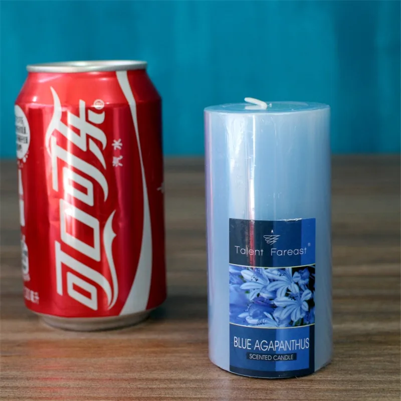 5x10cm Blue Декоративные свечи Mariage Bougies Et Chandelles Velas Парфюмерия день рождения для свадеб букеты ароматические свечи JKK090 - Цвет: 5x10cm Blue