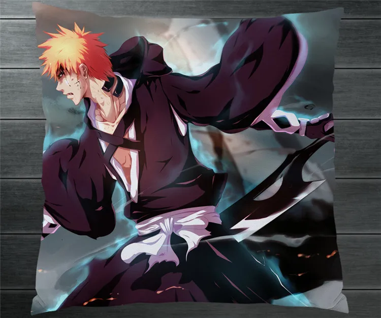Отбеливатель Kurosaki Ichigo Dark. Рукия Фанарт 40*40 см двухсторонняя зеркальная Обложка