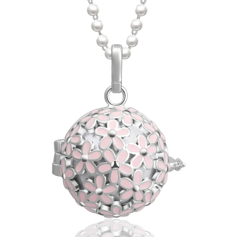 Кулон медальон EUDORA Harmony Ball кулон в виде цветущего розового цветка вишни для