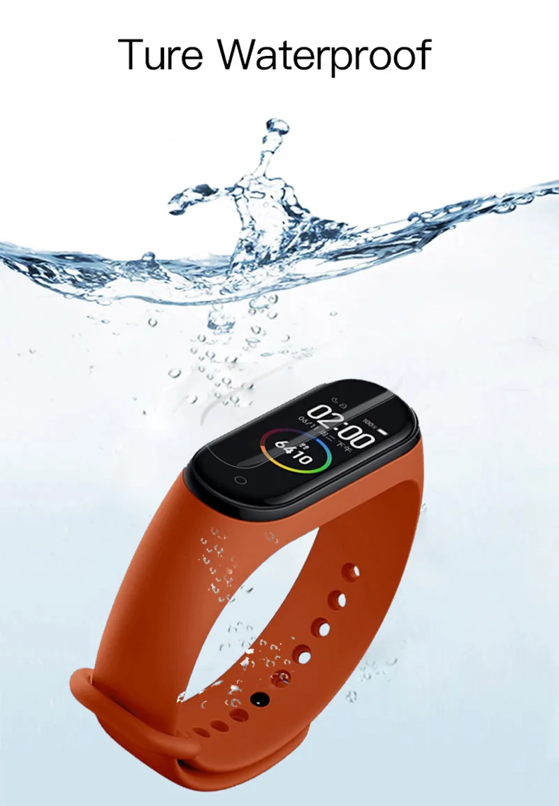10 шт. для Xiaomi mi Band 4 Защита экрана mi band4 умный Браслет полное покрытие ультра тонкая защитная пленка не закаленное стекло