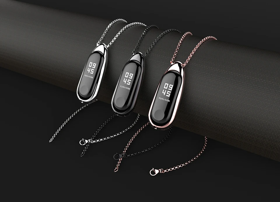 Браслет Xia mi Band 4, металлический ремешок, ожерелье, подвеска из нержавеющей стали, ремешок на запястье для Xiaomi mi Band 3, браслет Correa mi Band 4