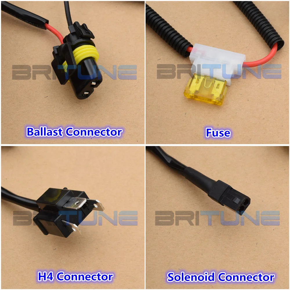 Britune H4 3 9003 релейный провод для биксеноновых линз проектора Высокий Низкий