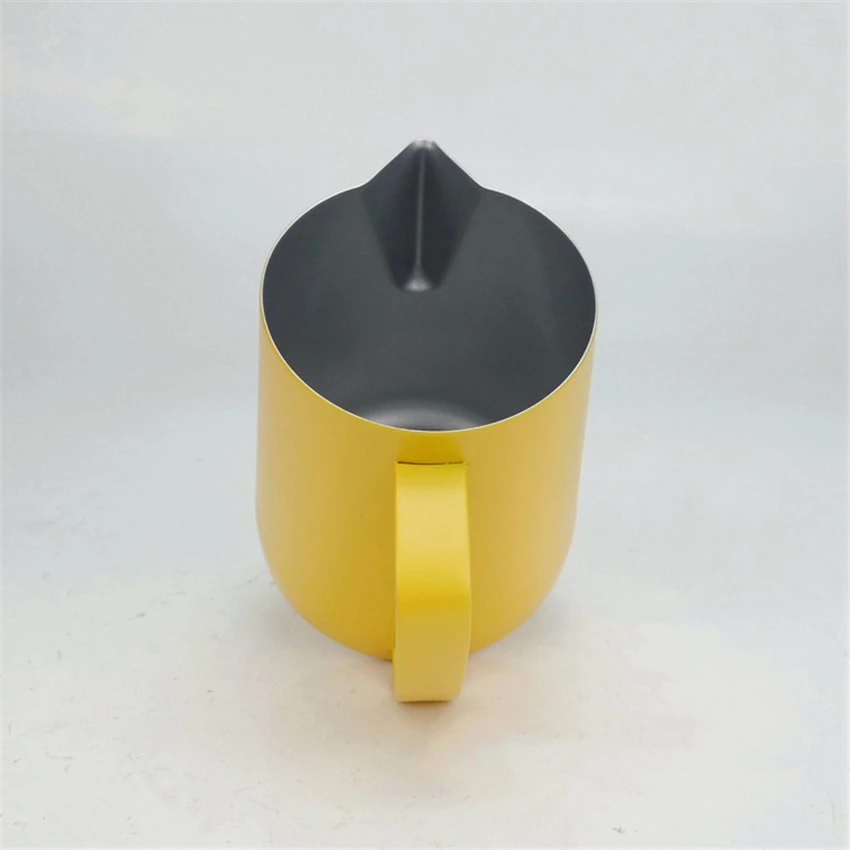Milk Jug 350/600ML Stainless Steel Frothing Pitcher Pull Flower Cup Coffee Frother Espresso Coffeware | Дом и сад