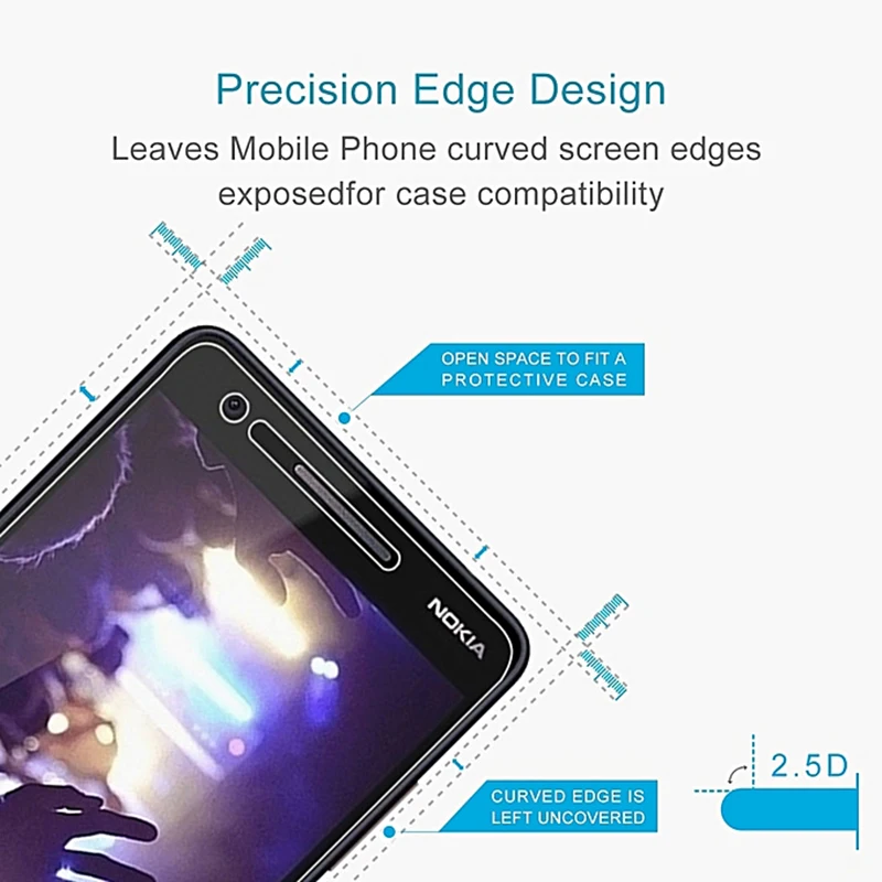 Закаленное стекло wangcangli для Nokia 2 1 защита экрана Защитное ультратонкая защитная