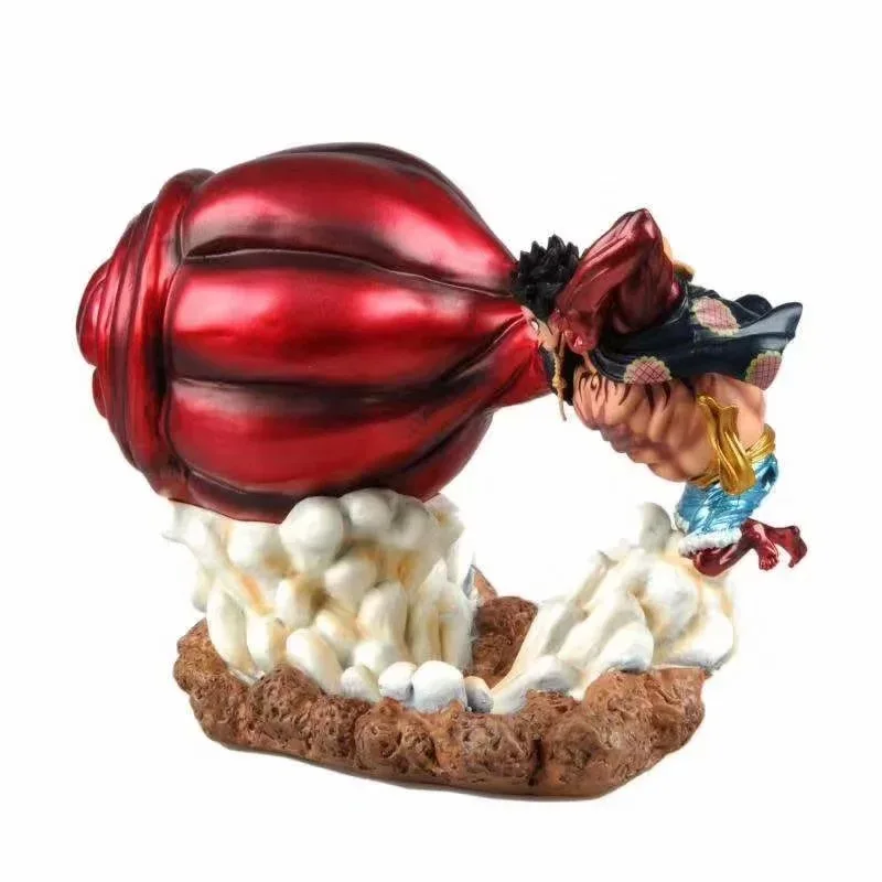 Аниме One Piece GK the пружинный человек с большой ручкой Луффи статуя фигурки модели