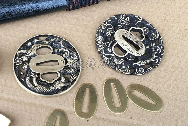 Набор Фитингов Tsuba Dragon Guard для японского самурайского меча Катаны аксессуары +