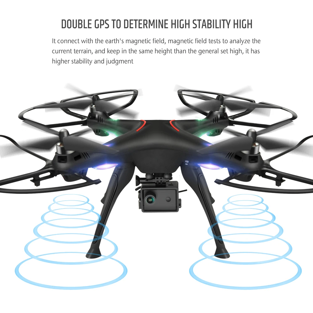 SYMA 5.8GHz GPS Drone WIFI FPV With 1080P HD Camera or Real-time Sony drone 1000 Meters Altitude Hold RC Quadcopter RTF | Игрушки и