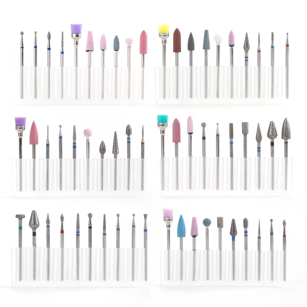 Вольфрамовый аппарат для маникюра керамический набор фрез электрические сверла