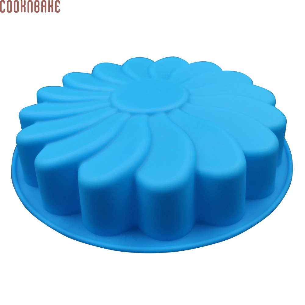 COOKNBAKE DIY Silicone Cake Mold Single Flower Baking Pan Sun Jelly FDA Quality CDSM-124 | Дом и сад