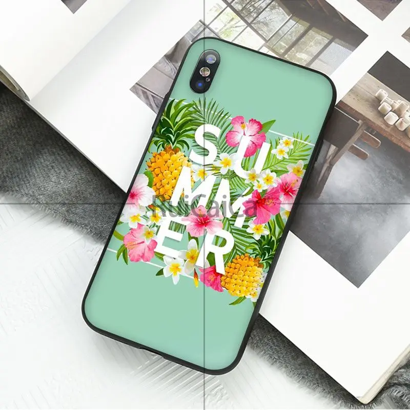 Ruicaica Летний Пляжный Hawaii Aloha Sea Ocean роскошный защитный чехол для Apple iPhone 8 7 6 6S Plus X XS MAX