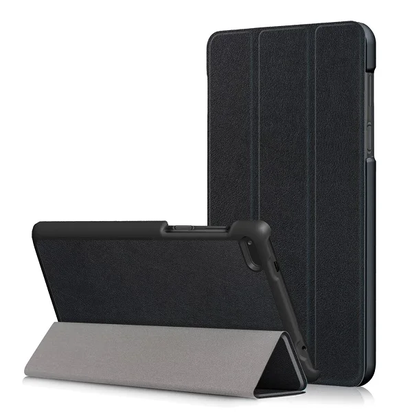 Folio pu кожаный защитный чехол накладка подставка folio Обложка для lenovo Tab4 Tab 4 7 эфирные TB-7304 TB-7304F TB-7304I TB-7304 - Цвет: Красный