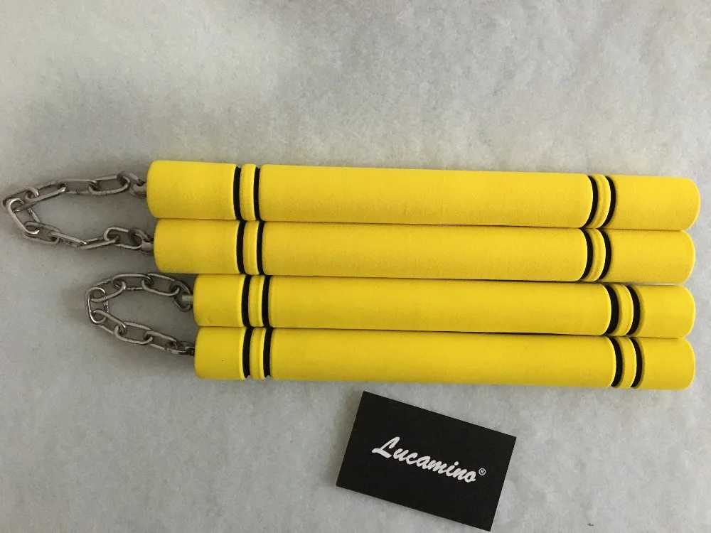 (2 шт./лот) Nunchakus боевые искусства ушу практика equi пена безопасности губка двойной