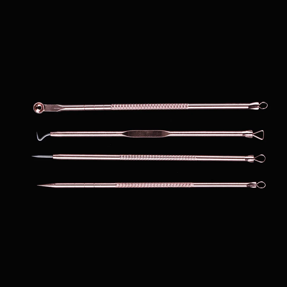 Популярные 4 шт./лот новейшая нержавеющая сталь игла для удаления акне удаление