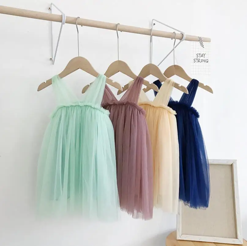 Розничная продажа новинка 2019 года летнее милое Сетчатое платье-майка для