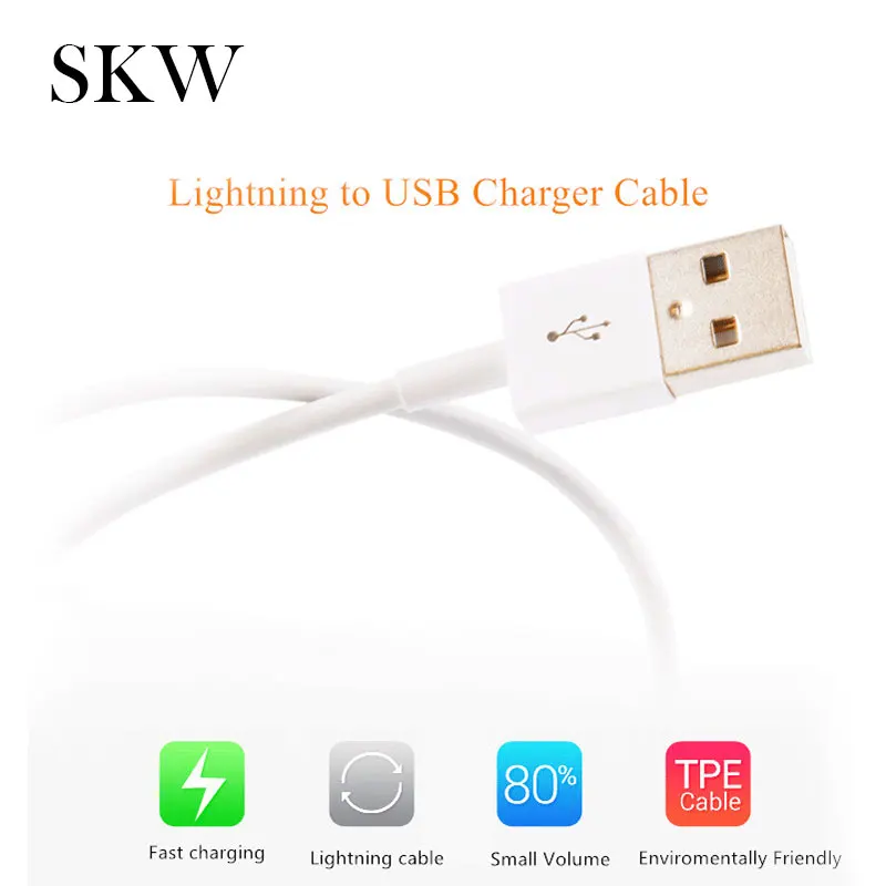 SKW быстро MFI зарядный кабель USB с разными условиями освещения 0 2 м 5 1 для Iphone 6 7 8 X K Xs