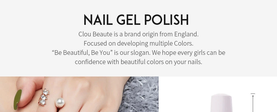 Clou Beaute 15 мл цветной гель-краска УФ-гель для ногтей замачиваемый светодиодный лак для ногтей Гель-лак для ногтей Полупостоянный лак для ногтей