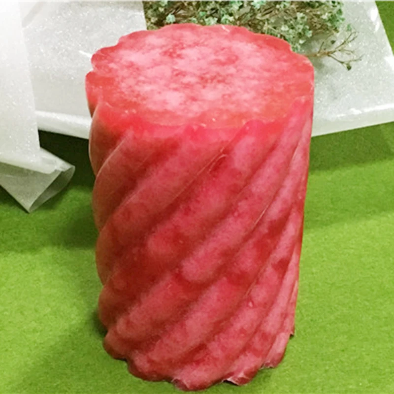 1х форма для изготовления свечей спиральная модель формы DIY инструмент рукоделия