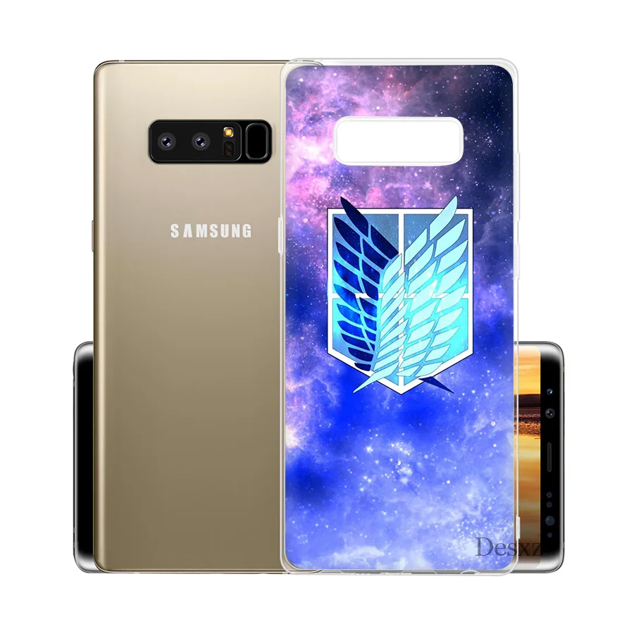 Аниме японский чехол для телефона Samsung Galaxy S6 S7 Edge S8 S9 Plus Note 8 9 Слот ТПУ чехлы |