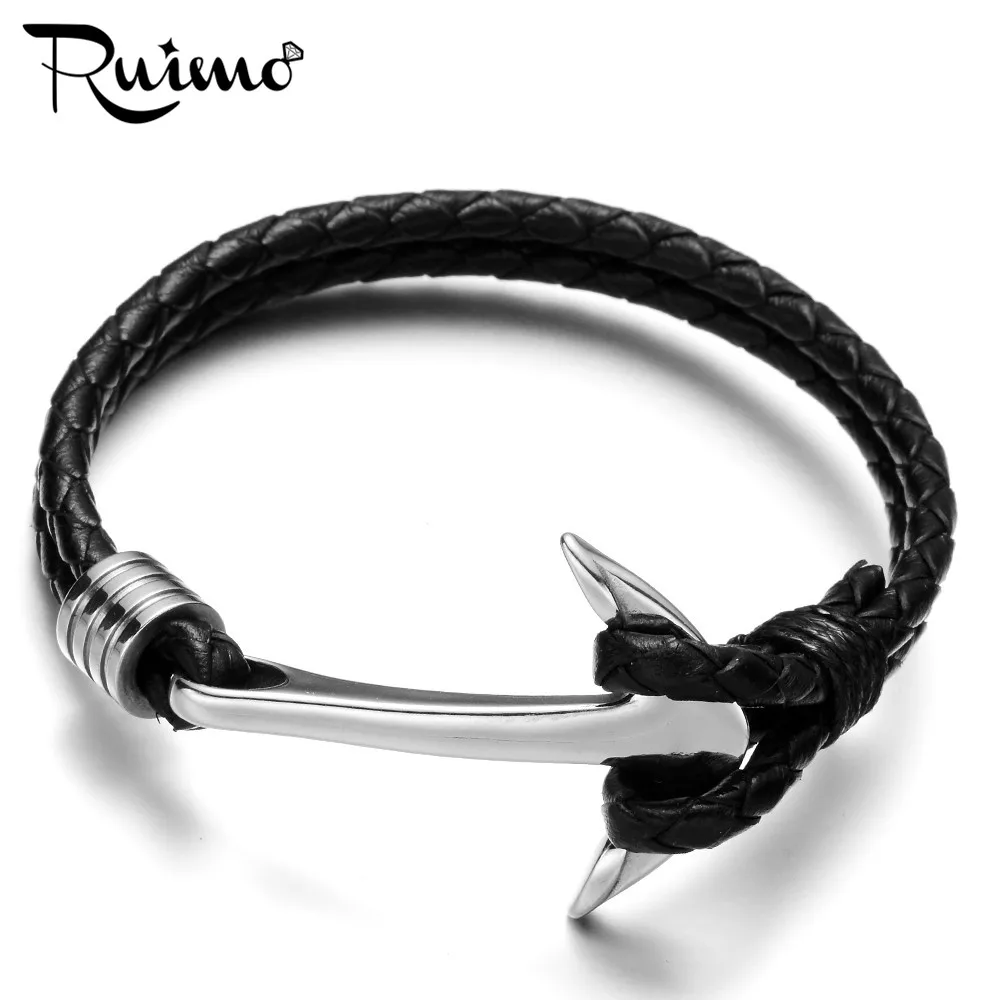 Коннекторы для браслета RUIMO из нержавеющей стали 316l с подвеской в виде якоря