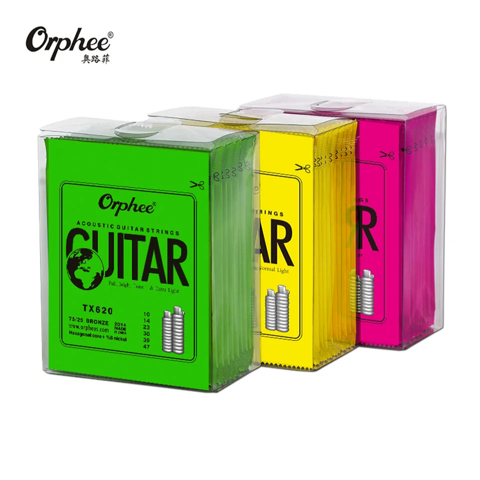 Orphee 10 компл./упак. Акустическая гитара шестигранный сердечник + 8% никелевый