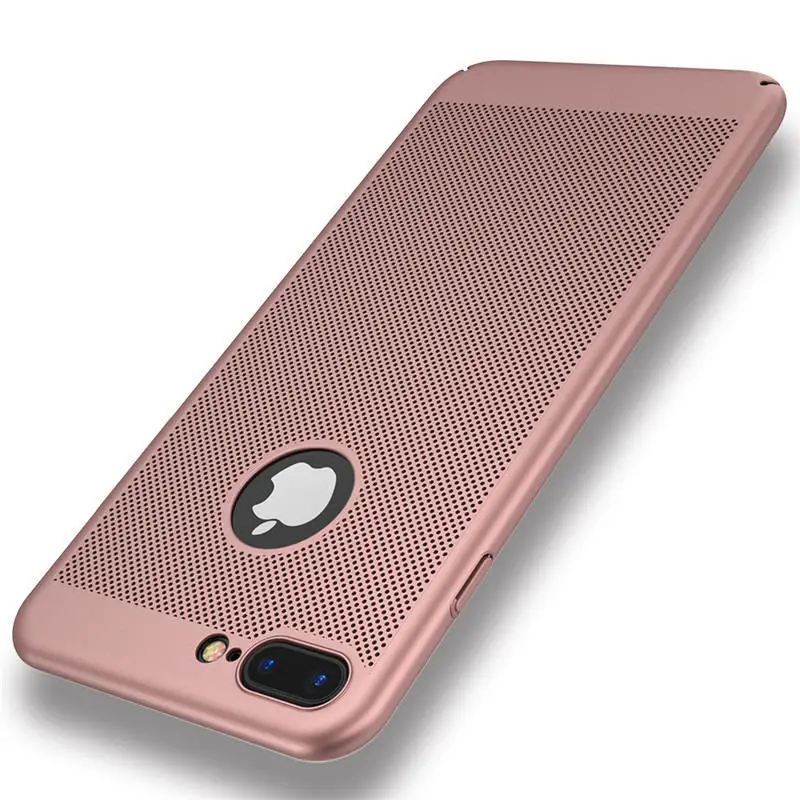 Slim PC Full Heat Dissipation Case For iphone 7 Plus SE 5 5s 6 6s 8 X Cover Plastic Matte Hard Back On AntiShock Phone Cases Bag |