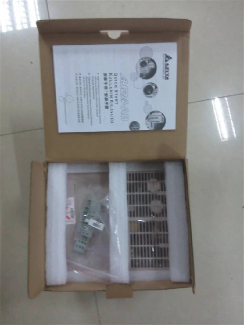 Delta ECMA-C30602SS + ASD-A0221-AB 200 Вт Серводвигатель наборы драйверов 220VAC 0.2KW 60 мм 3000 об/мин