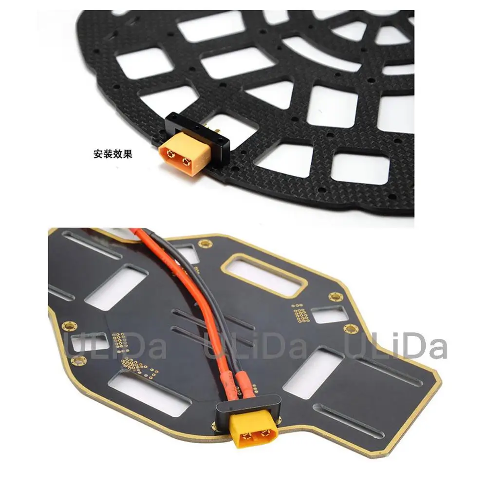 

CNC XT60/XT90 Plug Connector Holder Fixture Deck Set for RC Multicopters